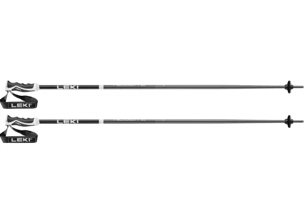 Leki Neolite alpine poles dark anthracite-black-white
