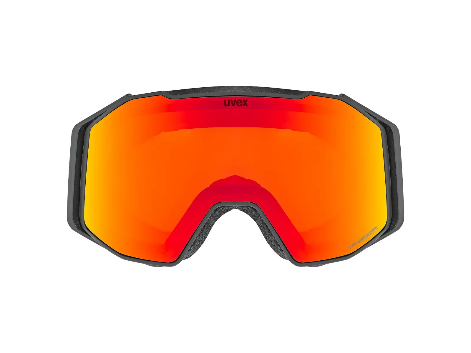 Uvex Gravity FM ski goggles black matt/rainbow - yellow