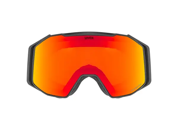 Uvex Gravity FM ski goggles black matt/rainbow - yellow