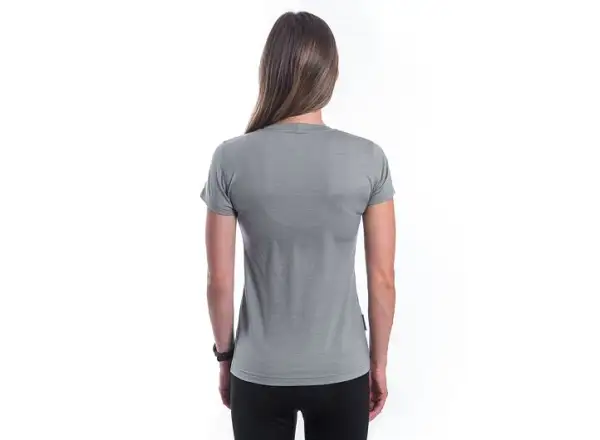 Sensor Merino Active Fox women's shirt short sleeve Grey