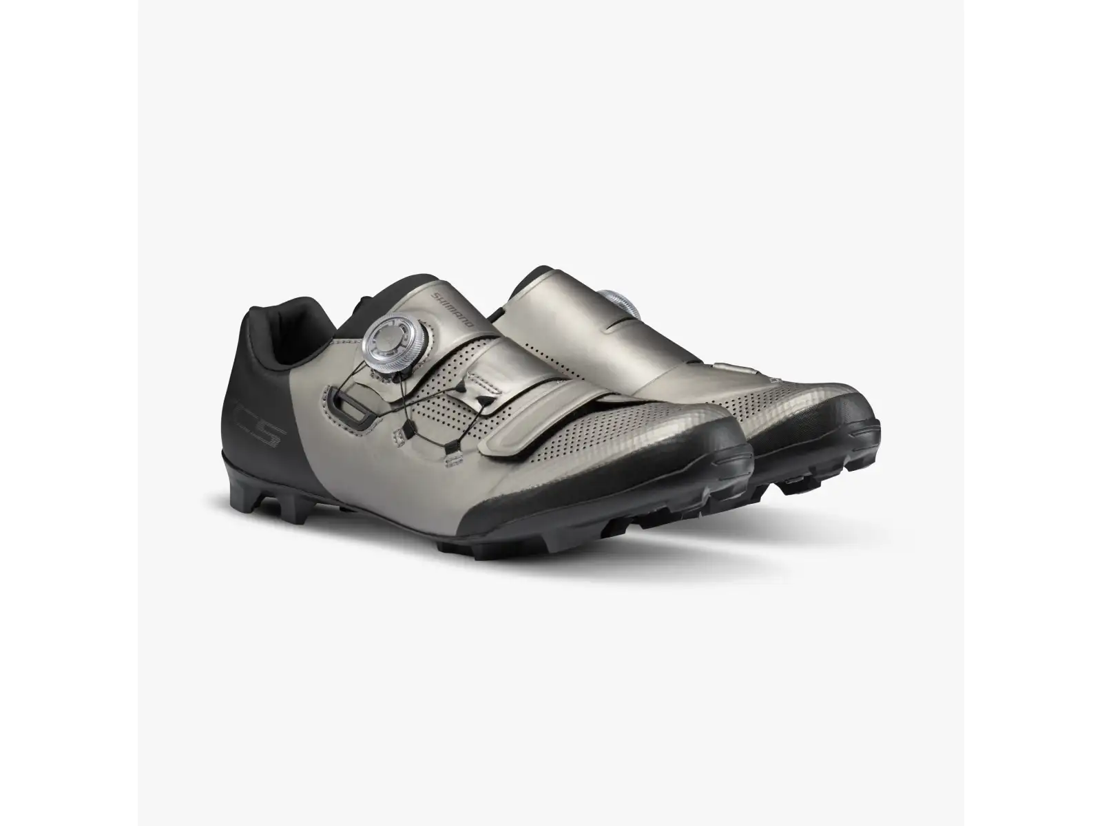 Shimano SH-XC502 men's MTB cycling shoes silver