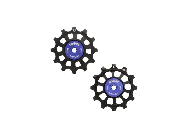 Kogel road pulleys 12/12 t. black