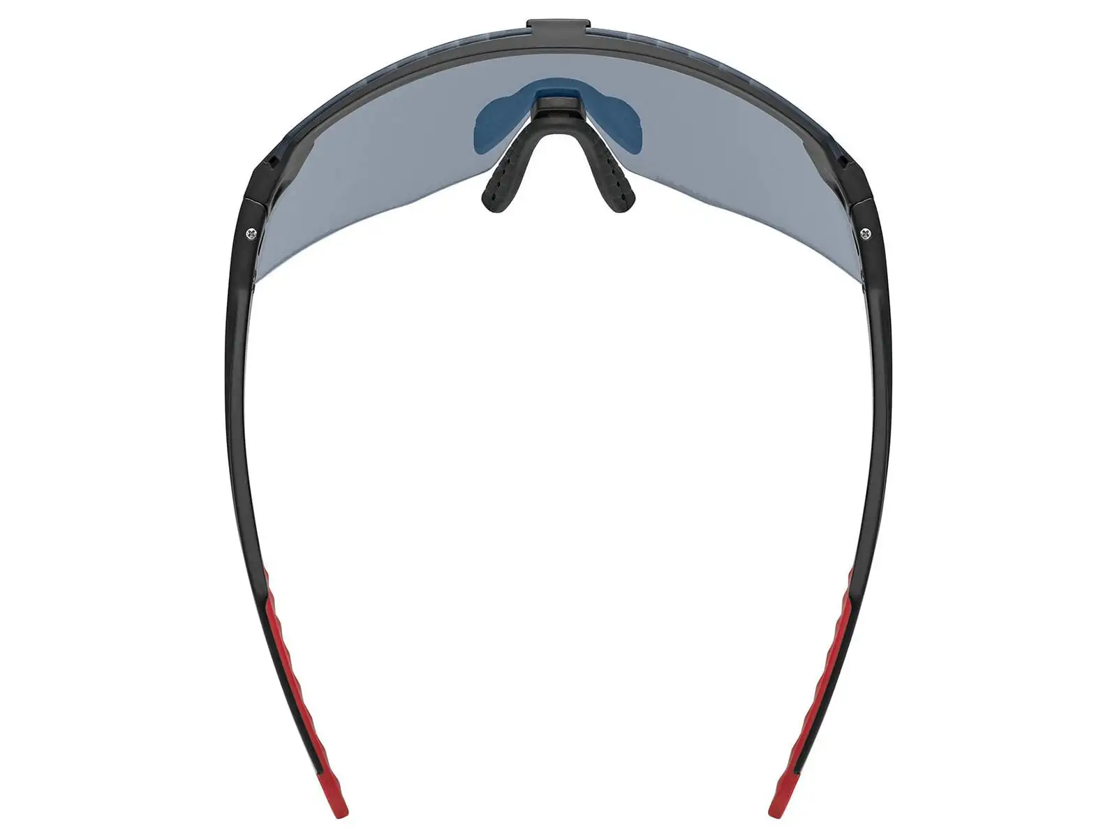 Uvex Pace Stage S sunglasses Black Matt/Mirror Red