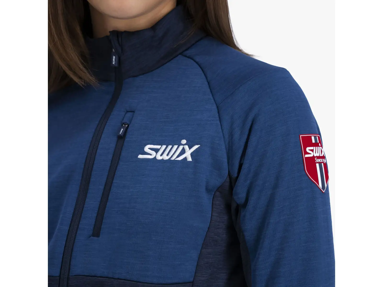 Swix Infinity Midlayer women's sweatshirt Lake Blue
