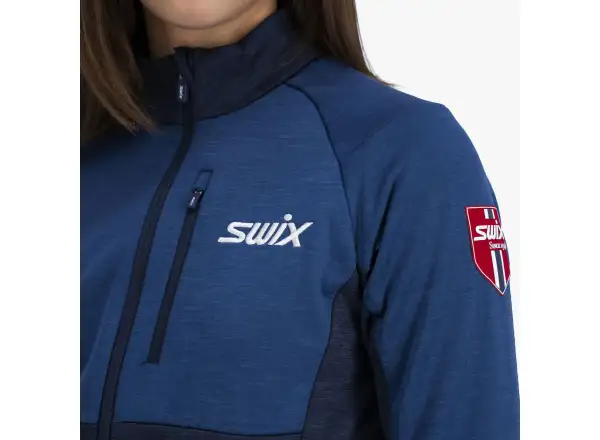 Swix Infinity Midlayer women's sweatshirt Lake Blue