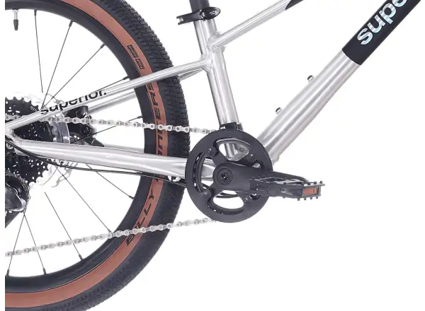 Superior TEAM 20 bike Gloss Brushed Alu / Rainbow Black 9.0"