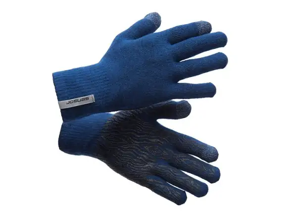Sensor Merino gloves Deep Blue