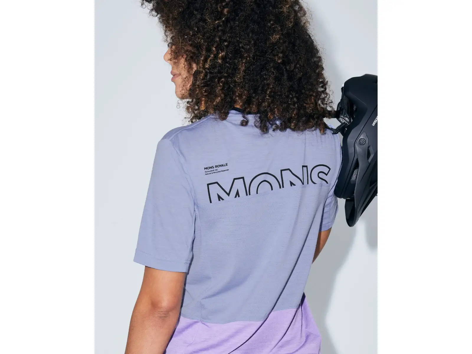 Mons Royale Tarn Merino women's T-shirt short sleeve Skyline / Bloom