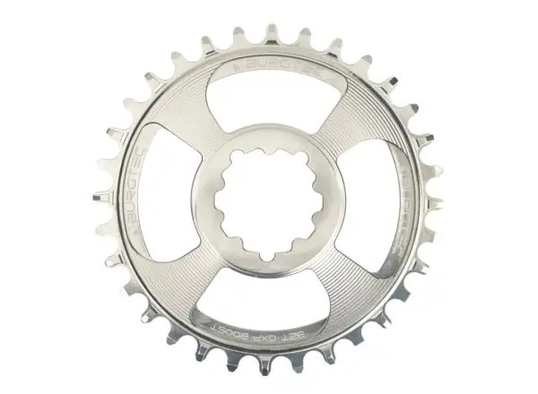 Burgtec Thick Thin GXP Boost chainring 3 mm offset 32 teeth Silver