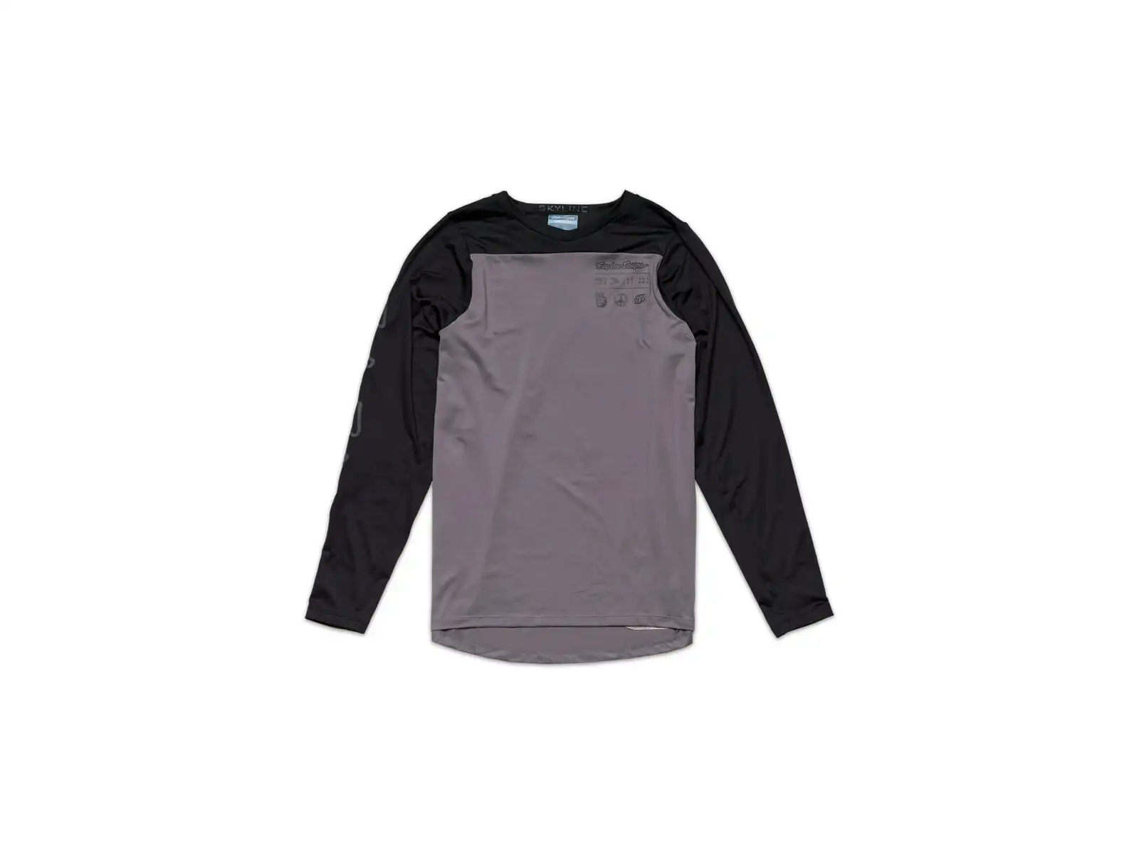 Troy Lee Designs Skyline Chill men's jersey long sleeve Charcoal size M