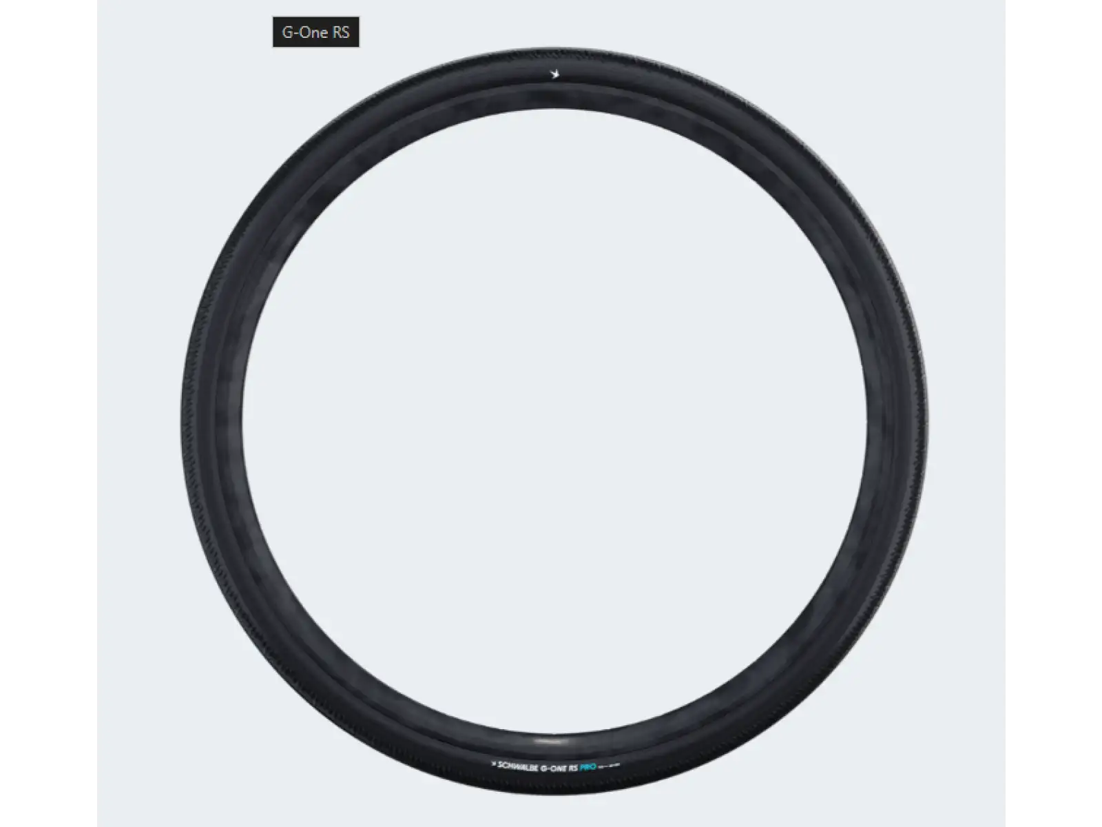 Schwalbe G-ONE RS PRO V-Guard 55-622 TLR, E-25, Addix Race gravel tire kevlar black