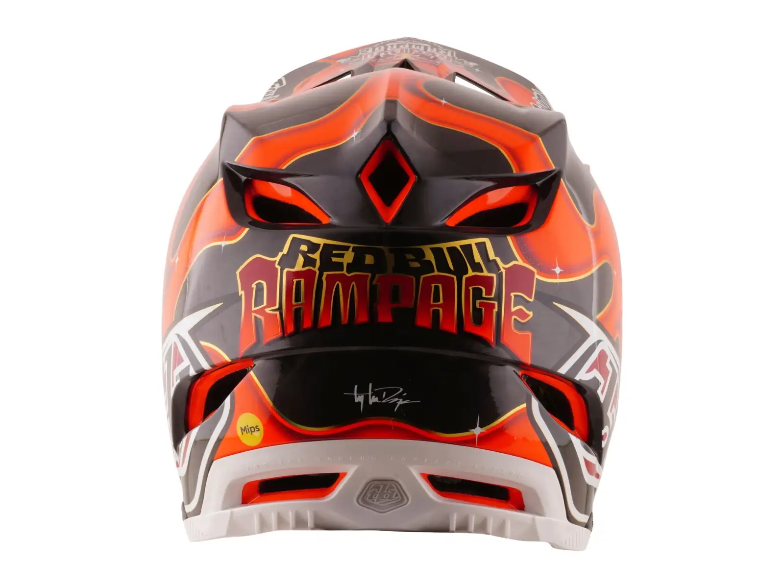 Troy Lee Designs D4 Carbon Red Bull Rampage helmet Dreamland Black