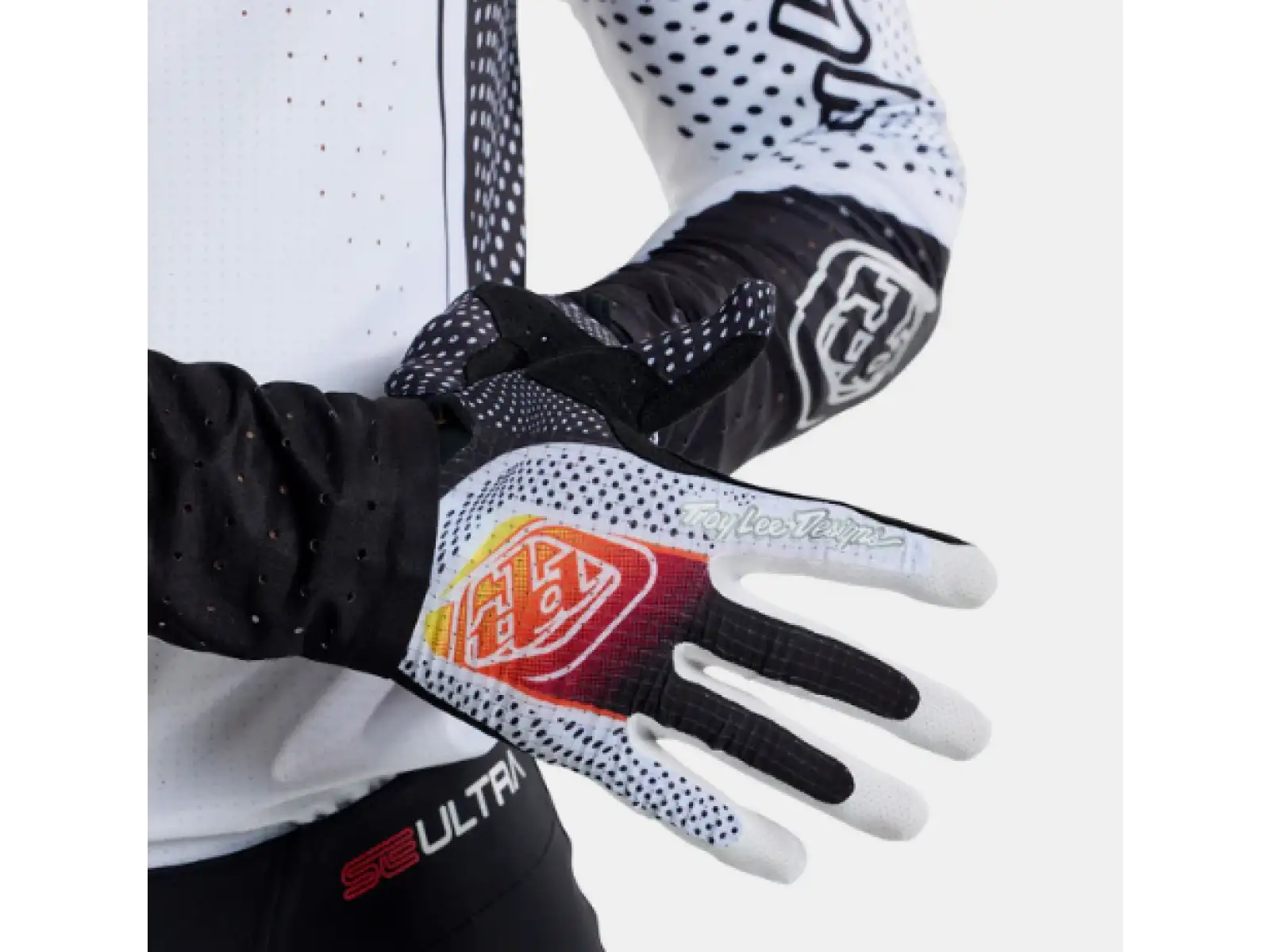 Troy Lee Designs Air Optic gloves White/Black