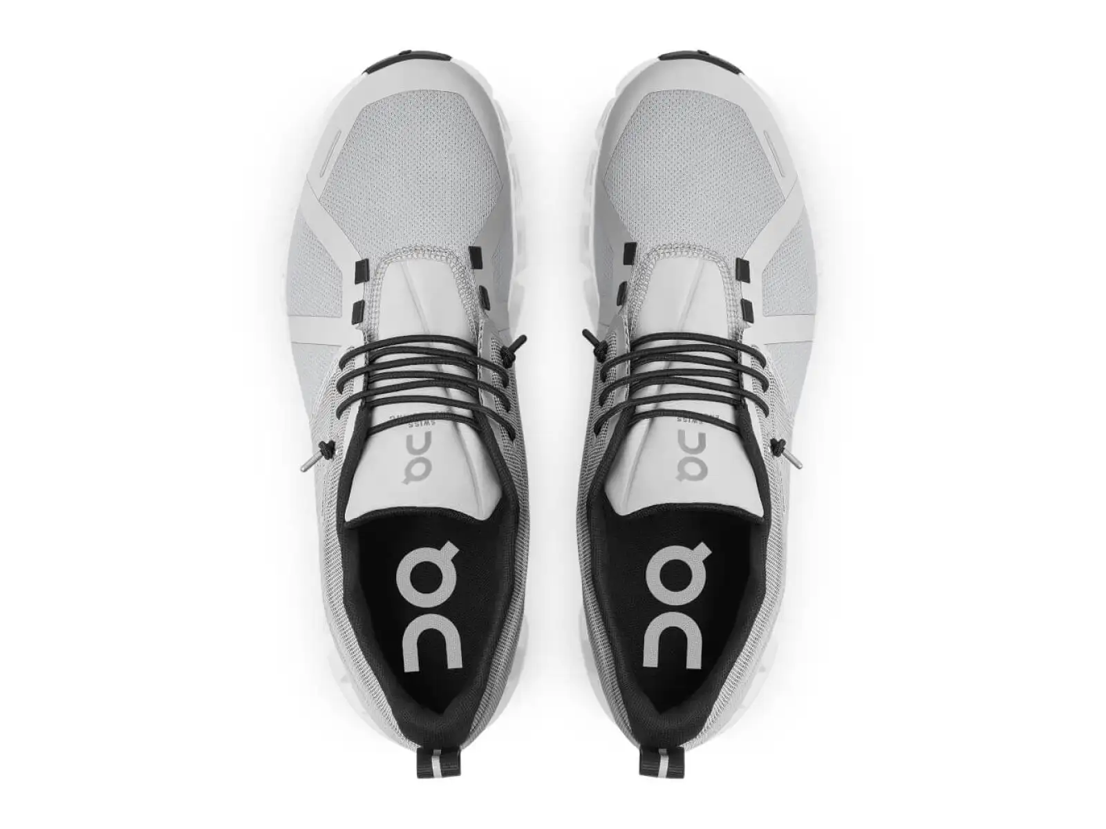 On Cloud 5 Waterproof Running Shoes Women Glacier/White