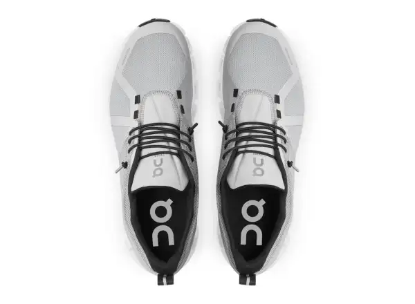 On Cloud 5 Waterproof Running Shoes Women Glacier/White