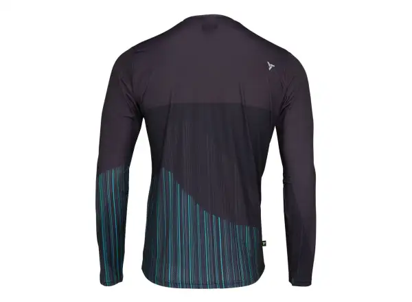 Silvini Ello men's loose jersey long sleeve Black/Olive