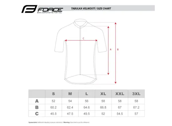 Force Pure men's jersey short sleeve red
