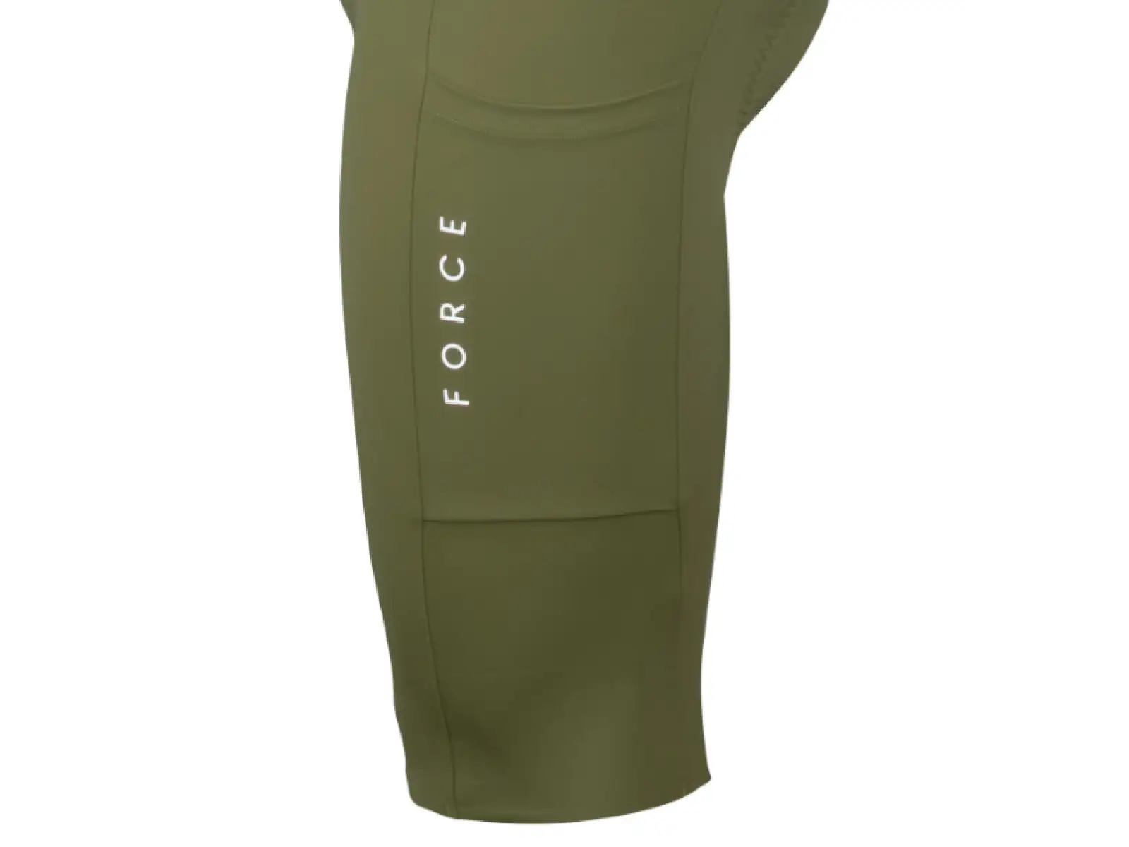 Force Mono men's shorts with pad and bib green