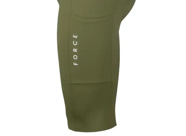 Force Mono men's shorts with pad and bib green