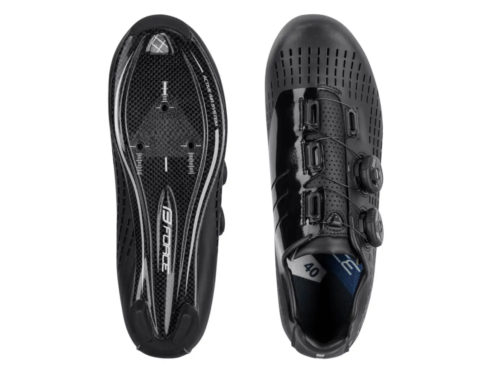 Force Road Revolt Carbon road men's cycling shoes black