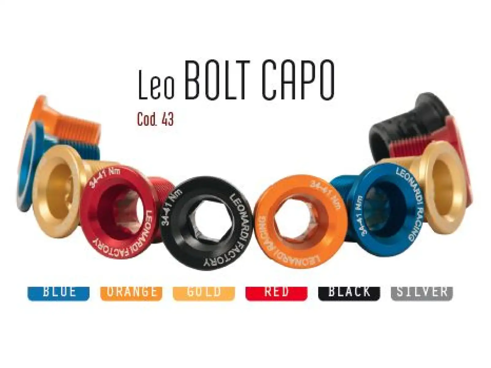 Leonardi Factory Bolt Capo crank bolts purple