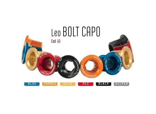 Leonardi Factory Bolt Capo crank bolts purple