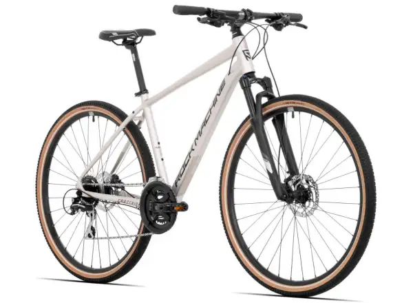 Rock Machine CrossRide 300 gloss silver/black trekking bike