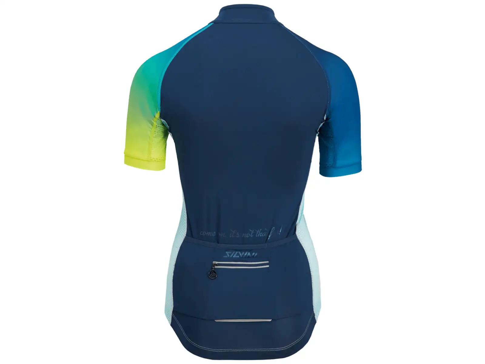 Silvini Mazzana women's jersey short sleeve navy/turquoise