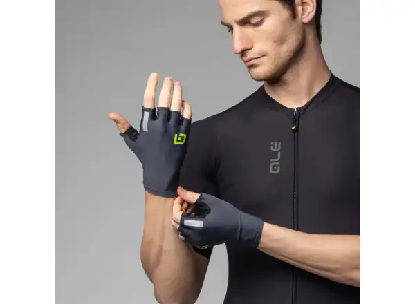 Alé Cima cycling gloves short Grey