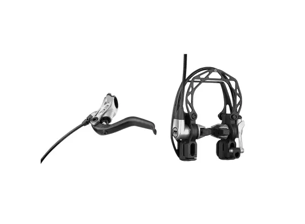 Magura HS33 2-Finger hydraulic rim brake front/rear silver