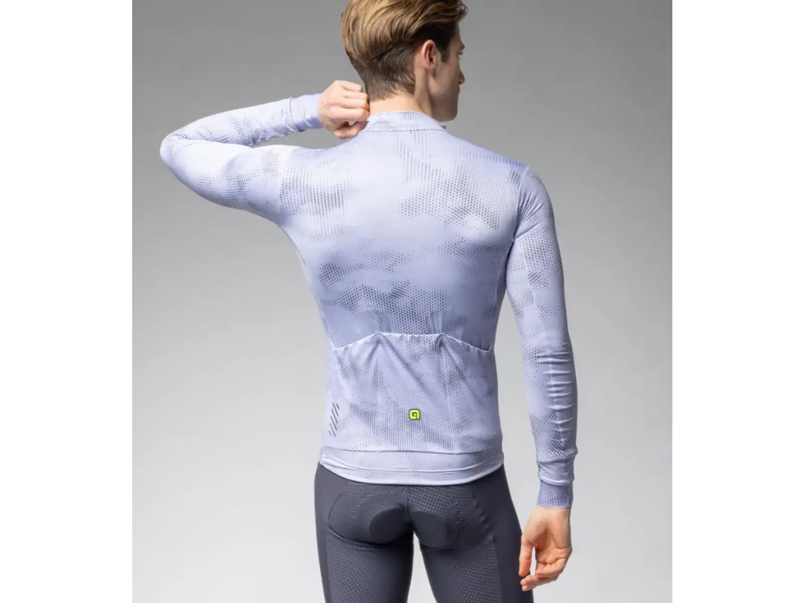 Alé PR-E Spray men's jersey insulated long sleeve Grey