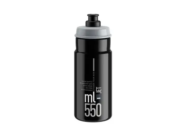 Elite Jet bottle 550 ml Black/Grey Logo