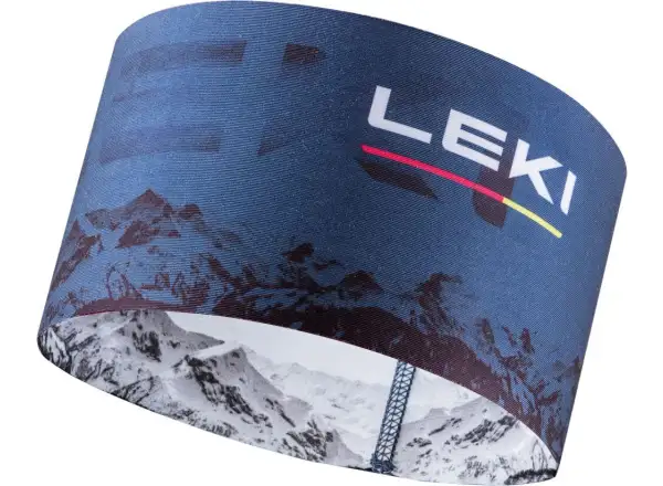Leki XC Headband dark denim/white/poppy red size Uni