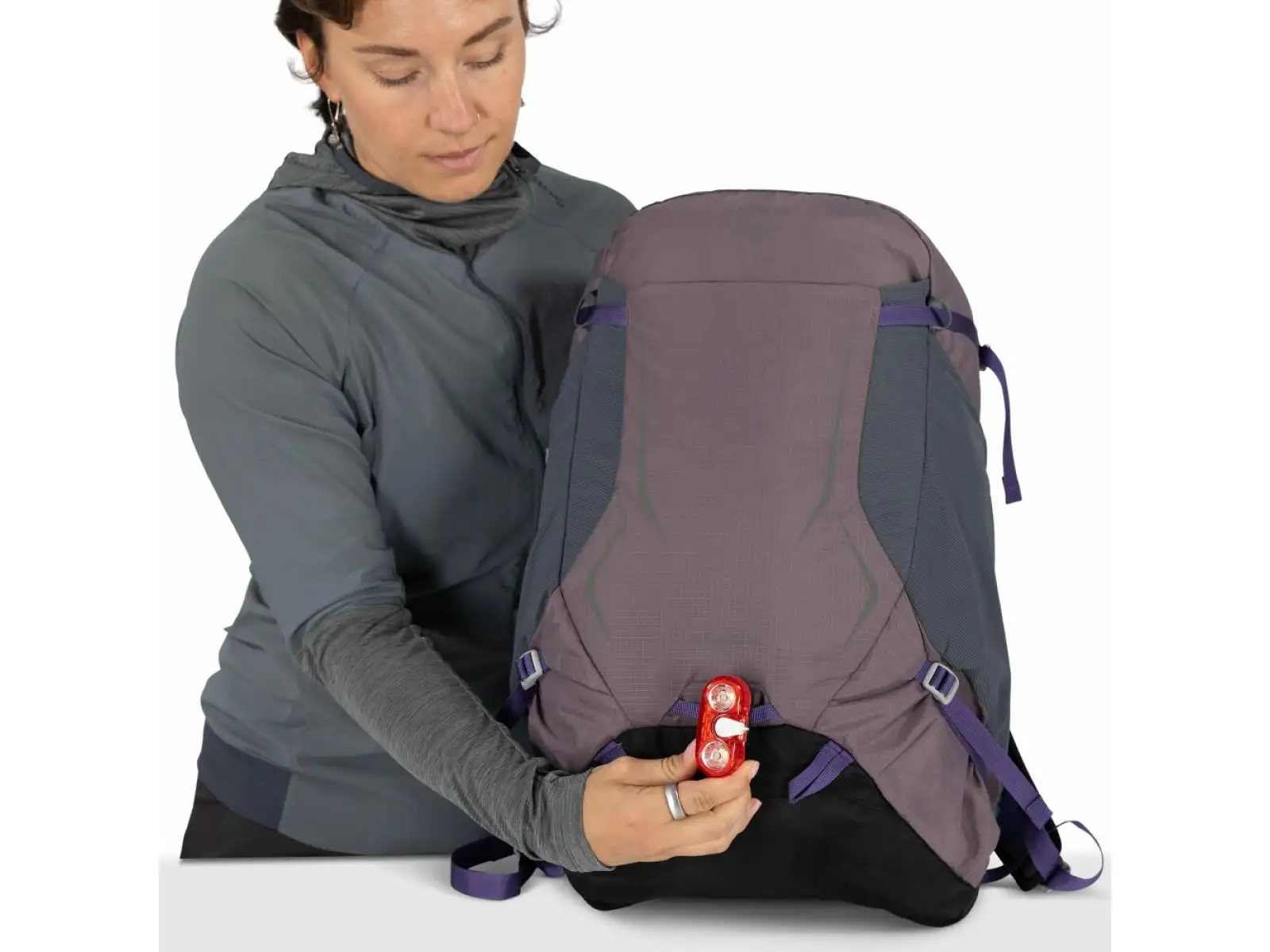 Osprey Hikelite backpack 28 l Graphite purple