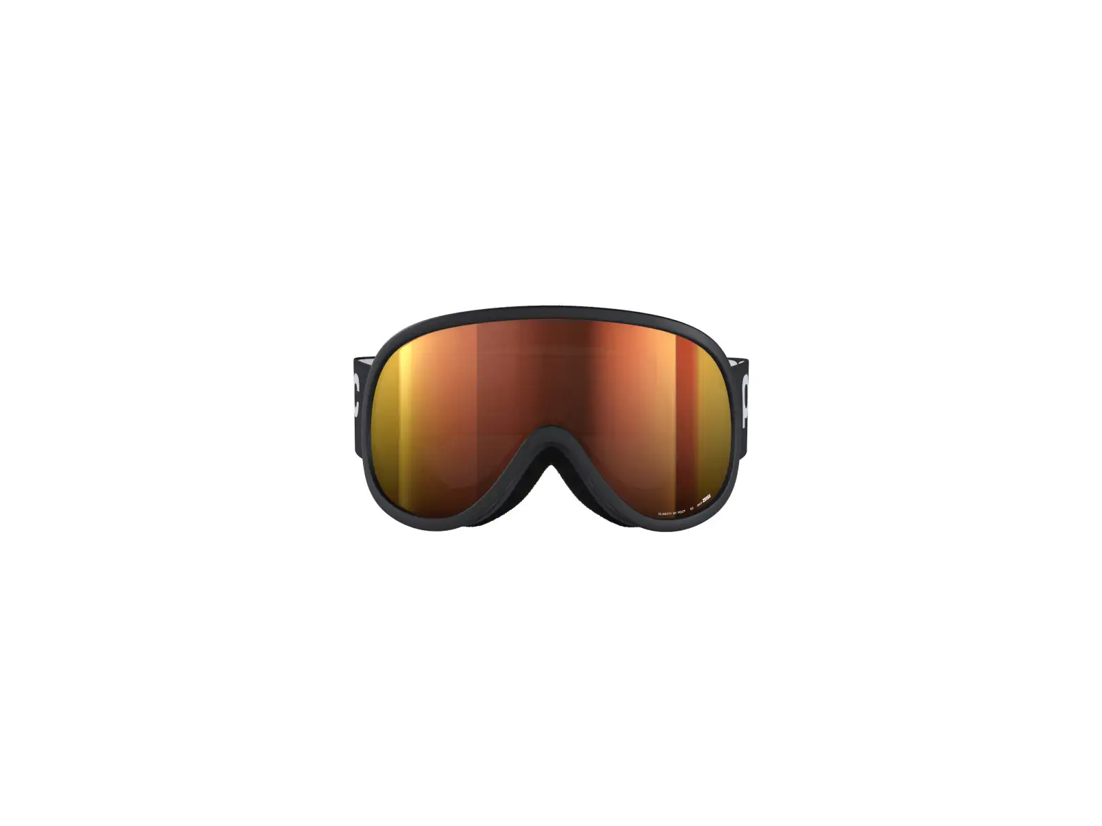 POC Retina Mid ski goggles Uranium Black/Partly Sunny Orange