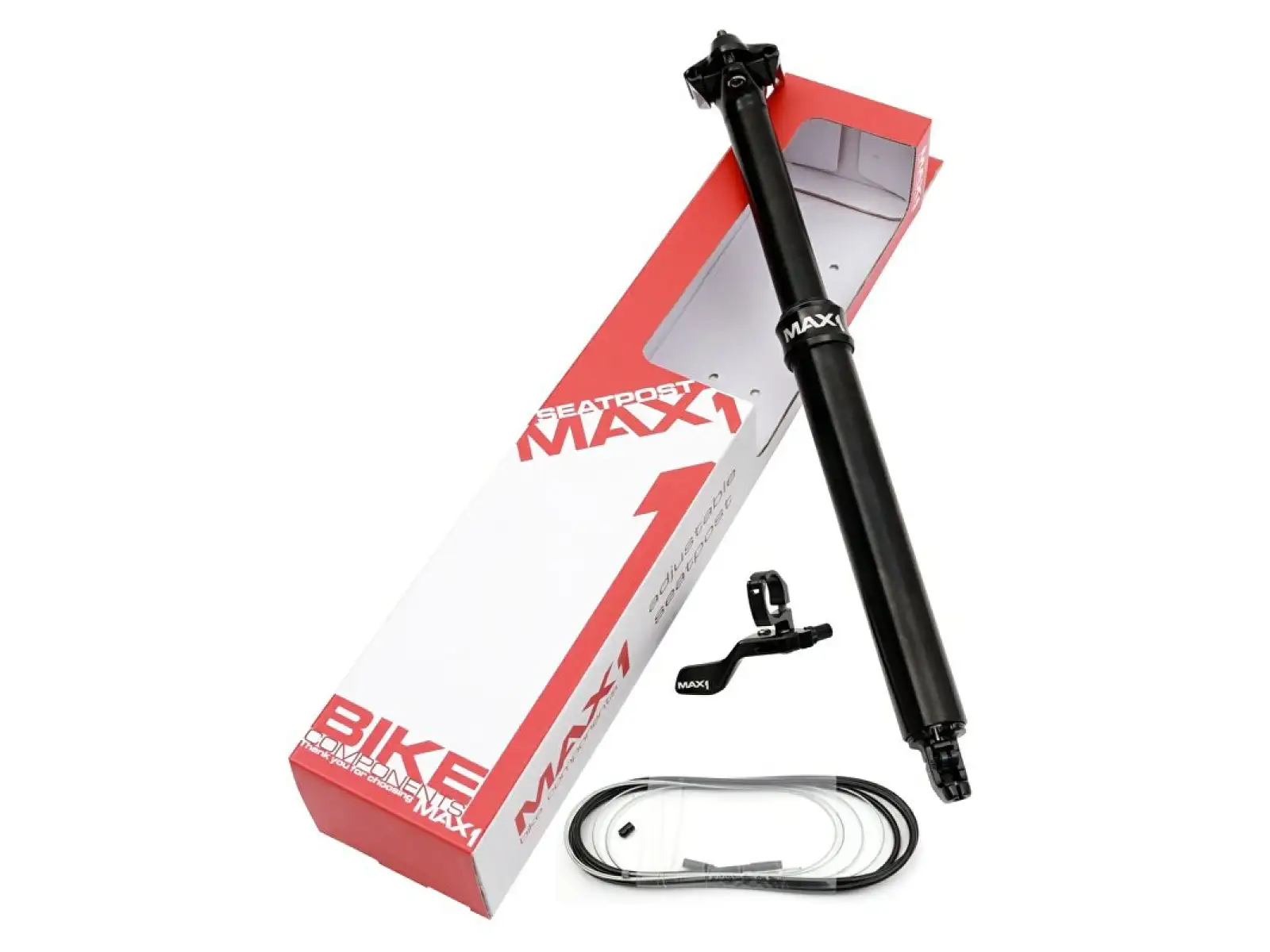 MAX1 telescopic seatpost 30.9/410 mm black
