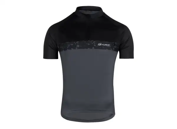 Force Rock men's jersey short sleeve grey/black