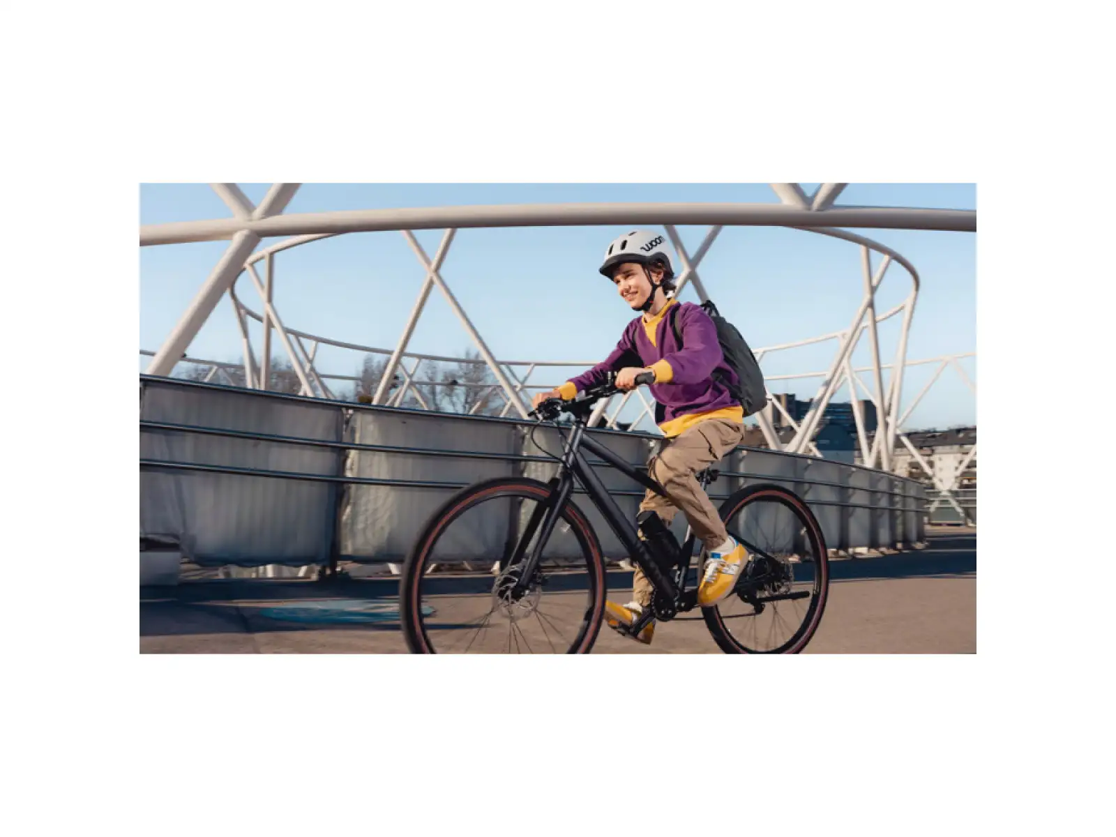 Woom Explore e 6 kids electric bike Graphite Grey