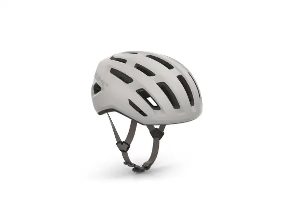 MET Miles road helmet Off White