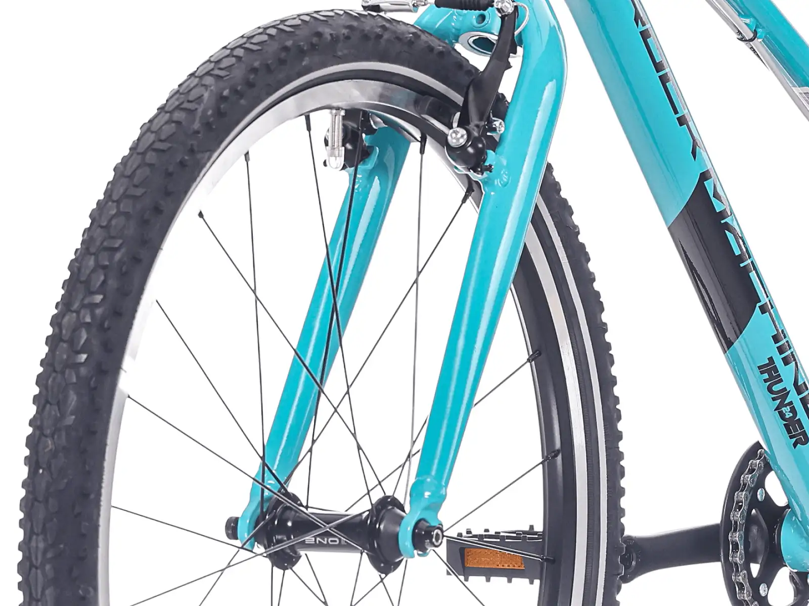 Rock Machine Thunder Jr. 24 VB children's bike Jade Blue