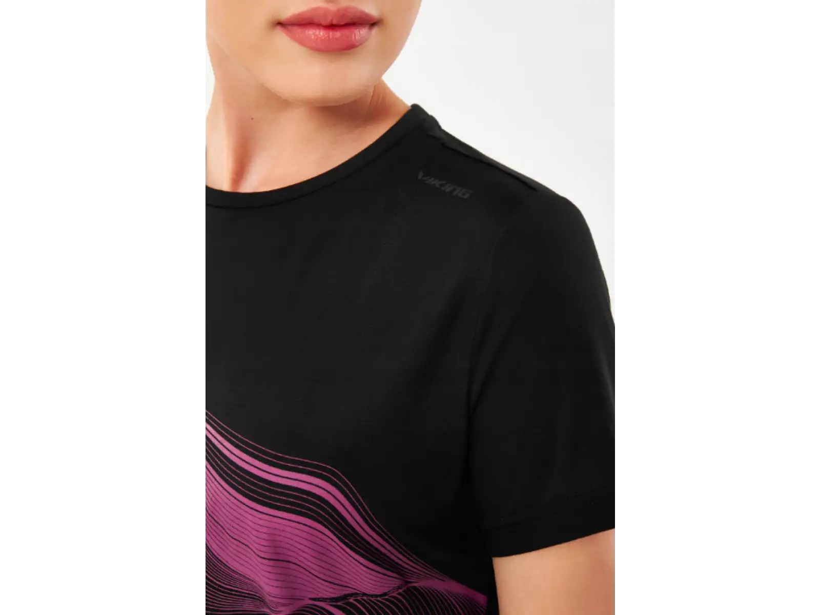 Viking Morain women's T-shirt short sleeve Black
