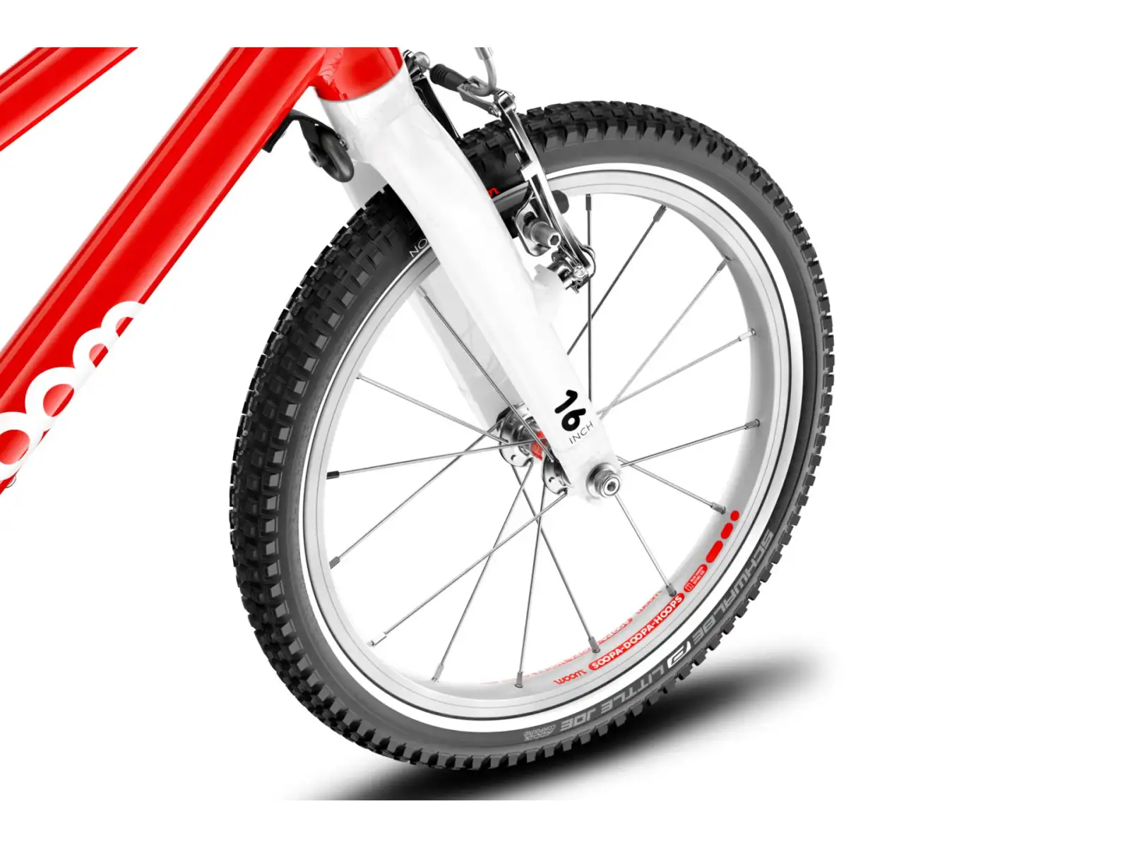 Woom 3 Red 16 children's bike + kickstand Woom 2-3