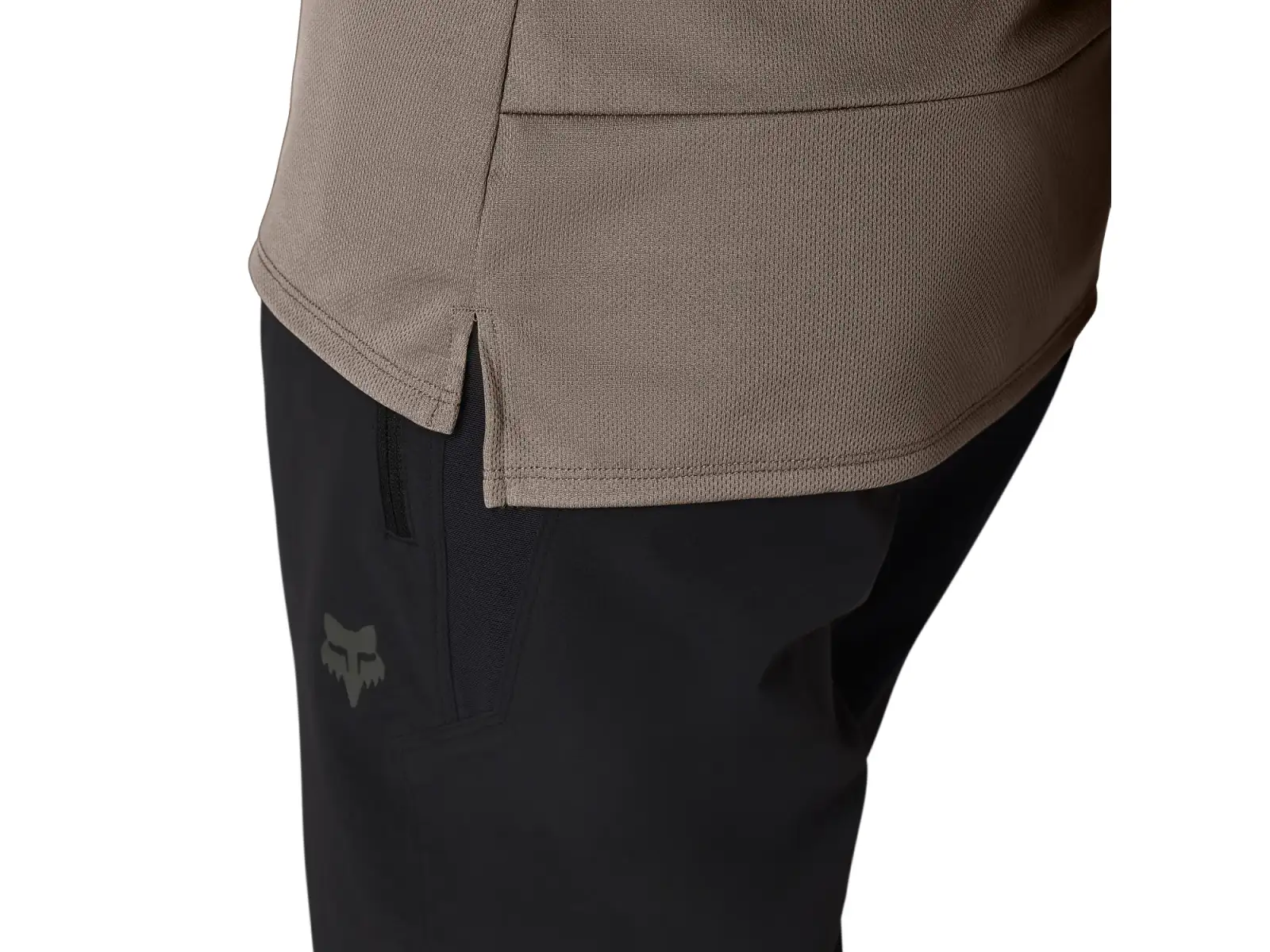 Fox Ranger Head women's jersey short sleeve Nutmeg Brown