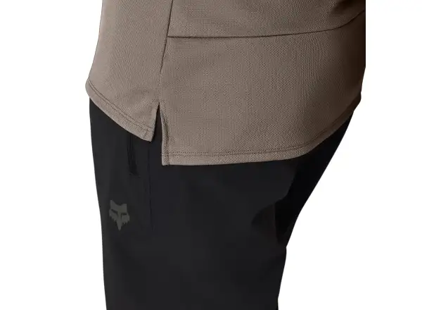 Fox Ranger Head women's jersey short sleeve Nutmeg Brown