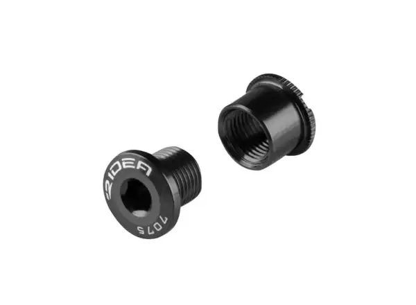 Ridea R8 screws for chainring mounting alu black 5 pcs