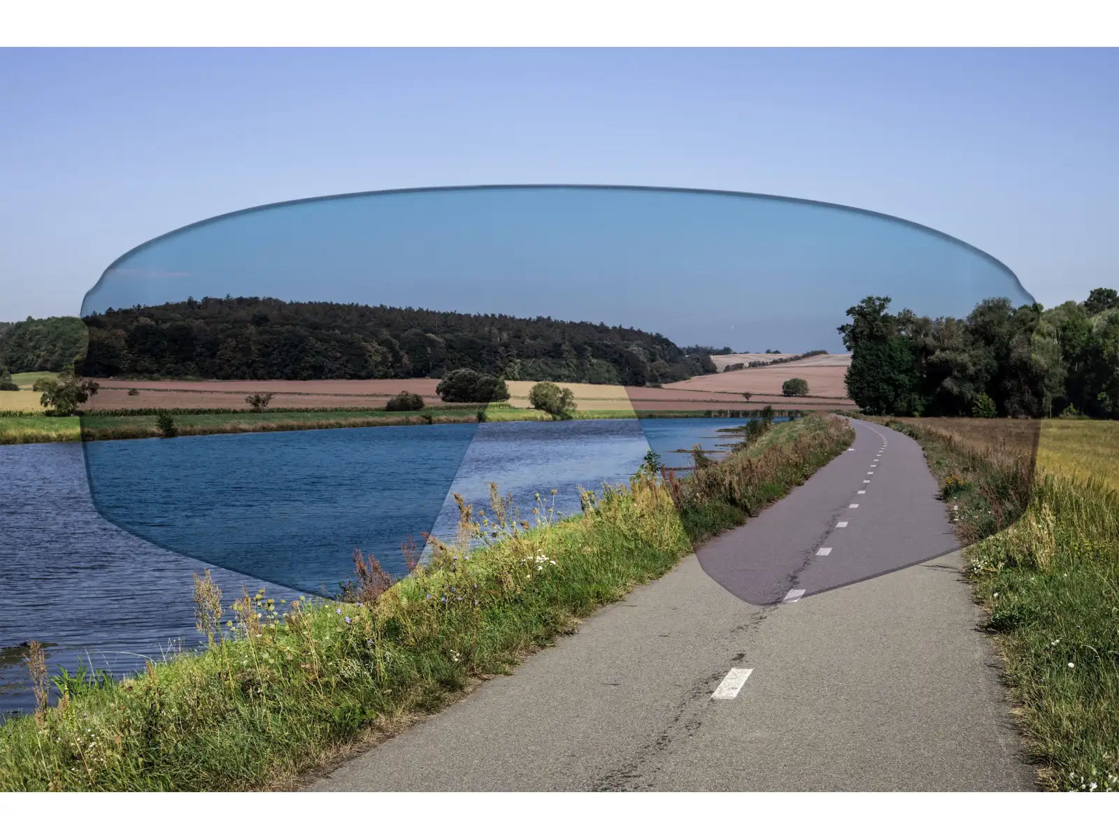 Force Drift glasses black/black mirror lenses