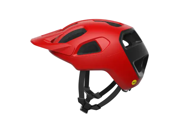 POC Cularis helmet Prismane Red Matt/Uranium Black Matt