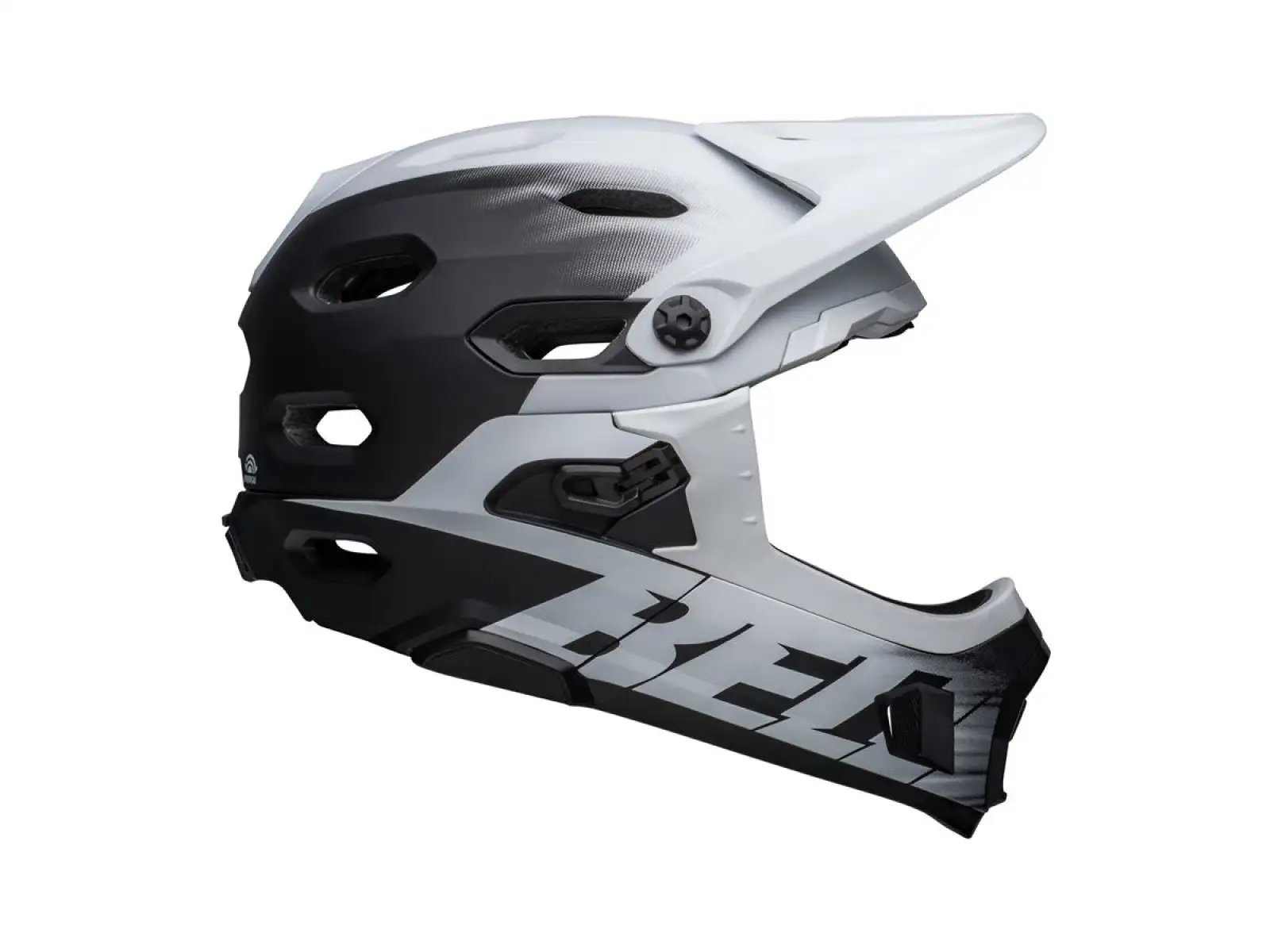 Bell Super DH Spherical helmet Mat Black/White