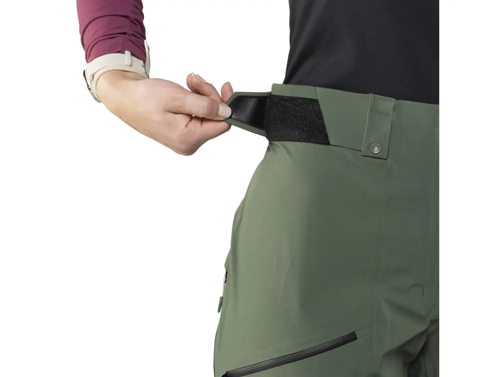 Dynafit Tigard 3L Stretch women's pants Thyme