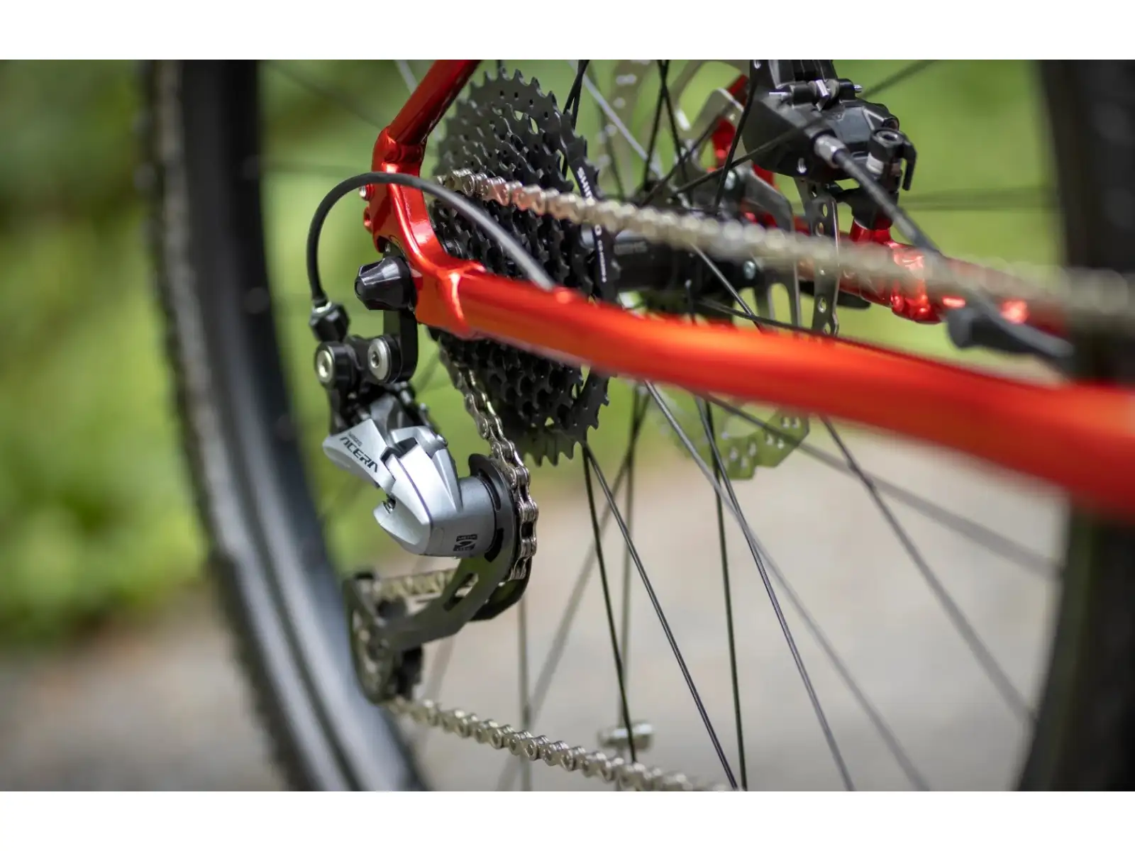 Superior eXC 7019 B mountain e-bike Gloss Dark Red/Chrome Silver